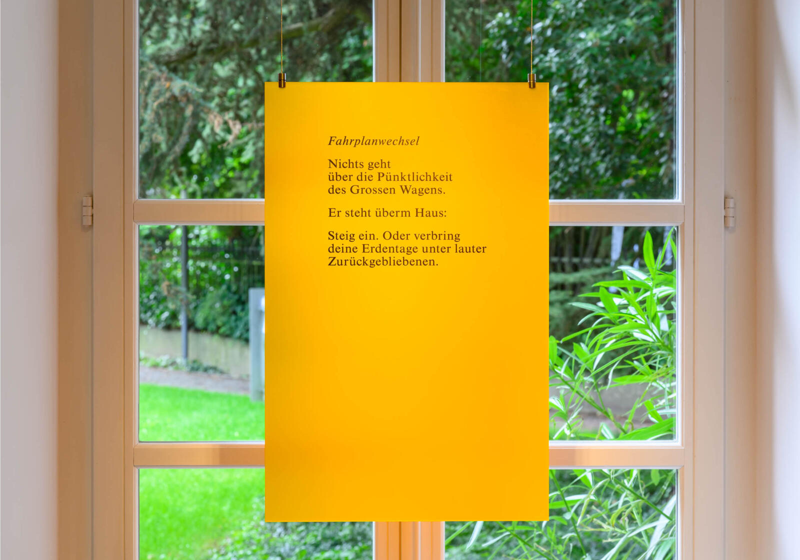 Ausstellungsansicht Aussen ist innen Ausstellungsansicht Aussen ist innen